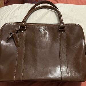 Brown Leather Men's Bag
